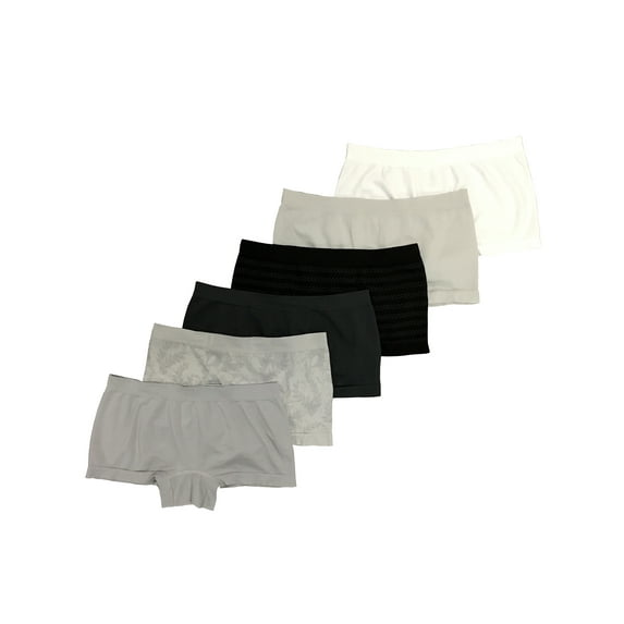 Secret Treasures Women's Seamless Boyshort Panties, 6-Pack