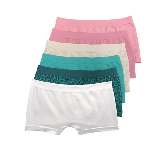 Secret Treasures Women's Seamless Boyshort Panties, 6-Pack