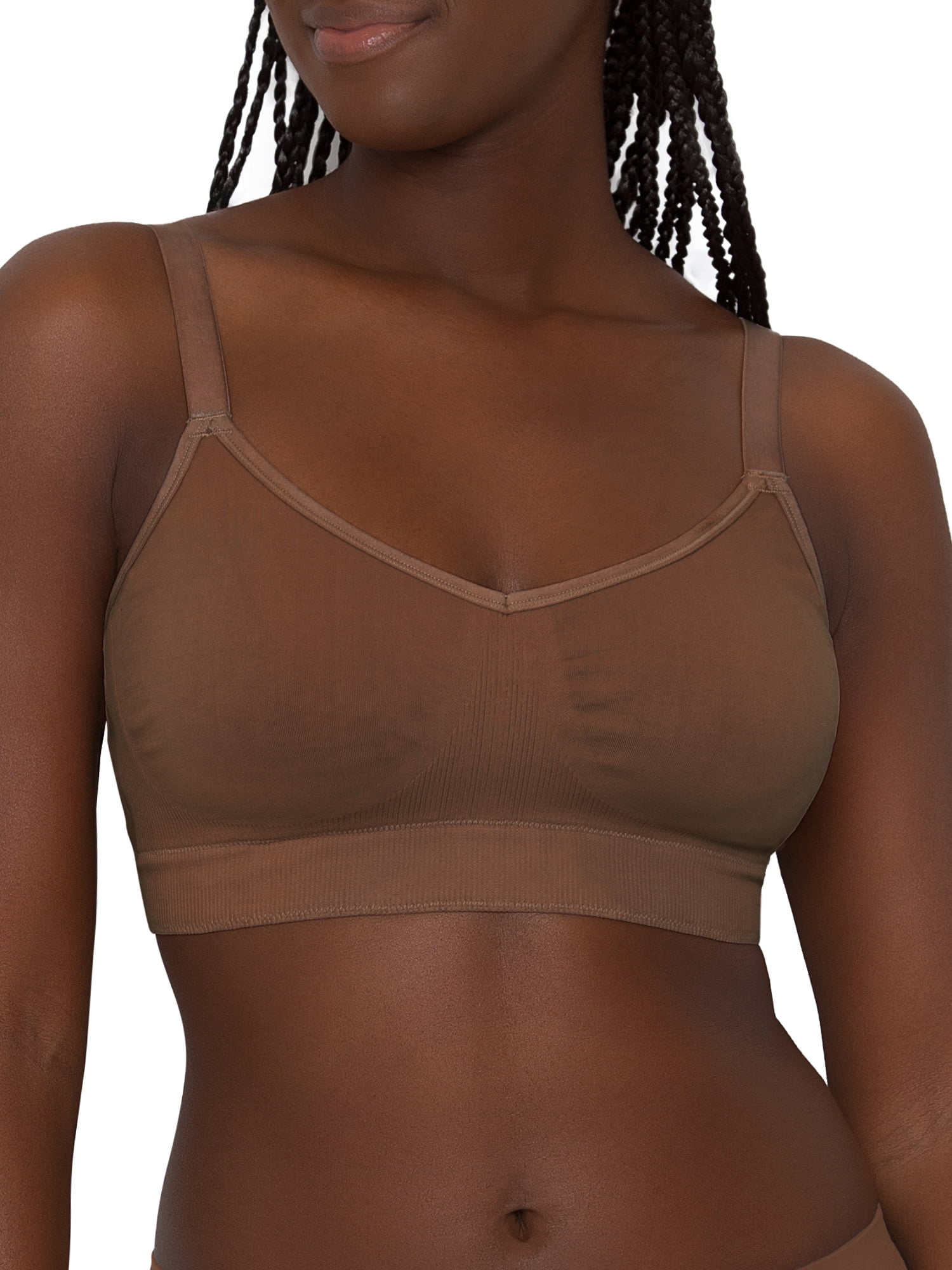 Brown cotton bra top, Bras, Women'secret