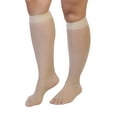 thumbnail image 1 of Secret Treasures Women's Sheer Knee High, 5-Pack, One Size, Ivory, 1 of 2