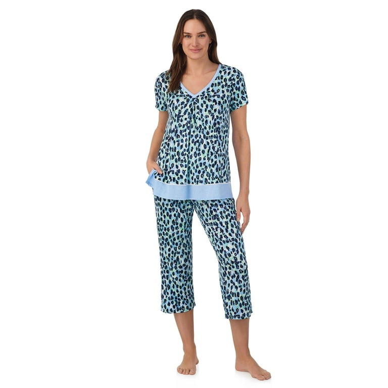 Secret Treasures Women's 2-Piece Pajama Set, Short Sleeve Top and