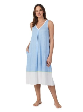 Secret Treasures Womens Nightshirts Gowns in Womens Pajamas Loungewear Blue Walmart