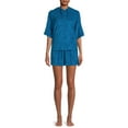 thumbnail image 1 of Secret Treasures Women's Sleepwear Sleep Terry Shorty Set, 1 of 5