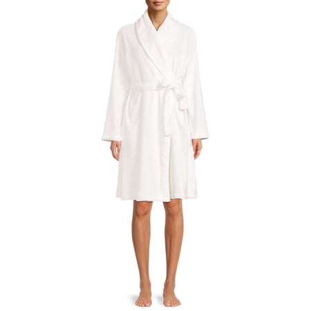 Secret Treasures Women's Solid Polyester Super Soft Robe (Maternity) 1 Pack