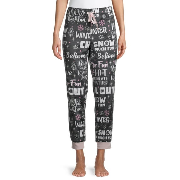 Secret Treasures Women's Wine Sleep Jogger Pants