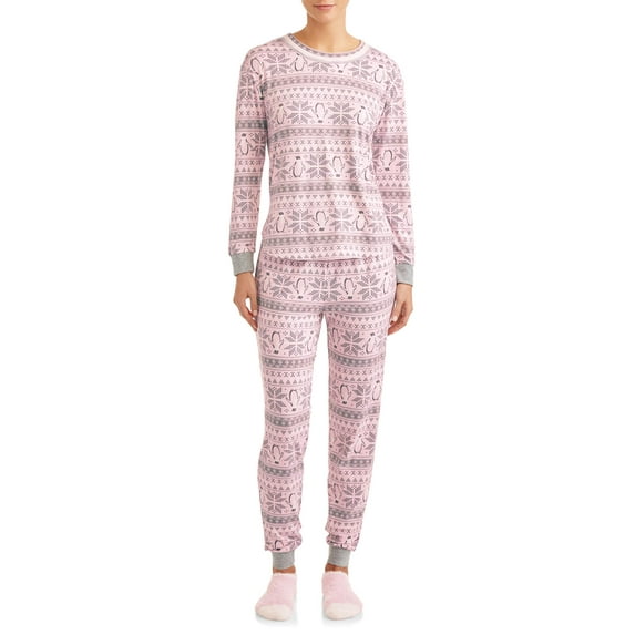 Secret Treasures Women's and Women's Plus 3-Piece Giftable Sleepwear Set with Fuzzy Socks