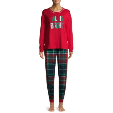 Secret Treasures Women's and Women's Plus 3-Piece Pajama Set with Hair Scrunchie
