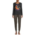 thumbnail image 1 of Secret Treasures Women's and Women's Plus Halloween Pajama Set, 2-Piece, 1 of 5