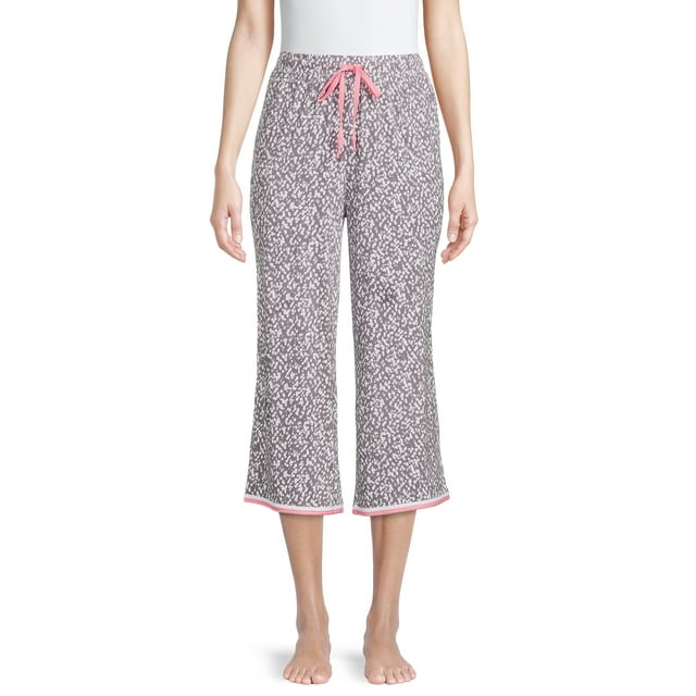 Secret Treasures Women's and Women's Plus Knit Capri Sleep Pants