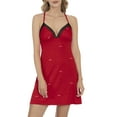 thumbnail image 1 of Secret Treasures Women's and Women's Plus Knit Chemise With Lace, 1 of 2