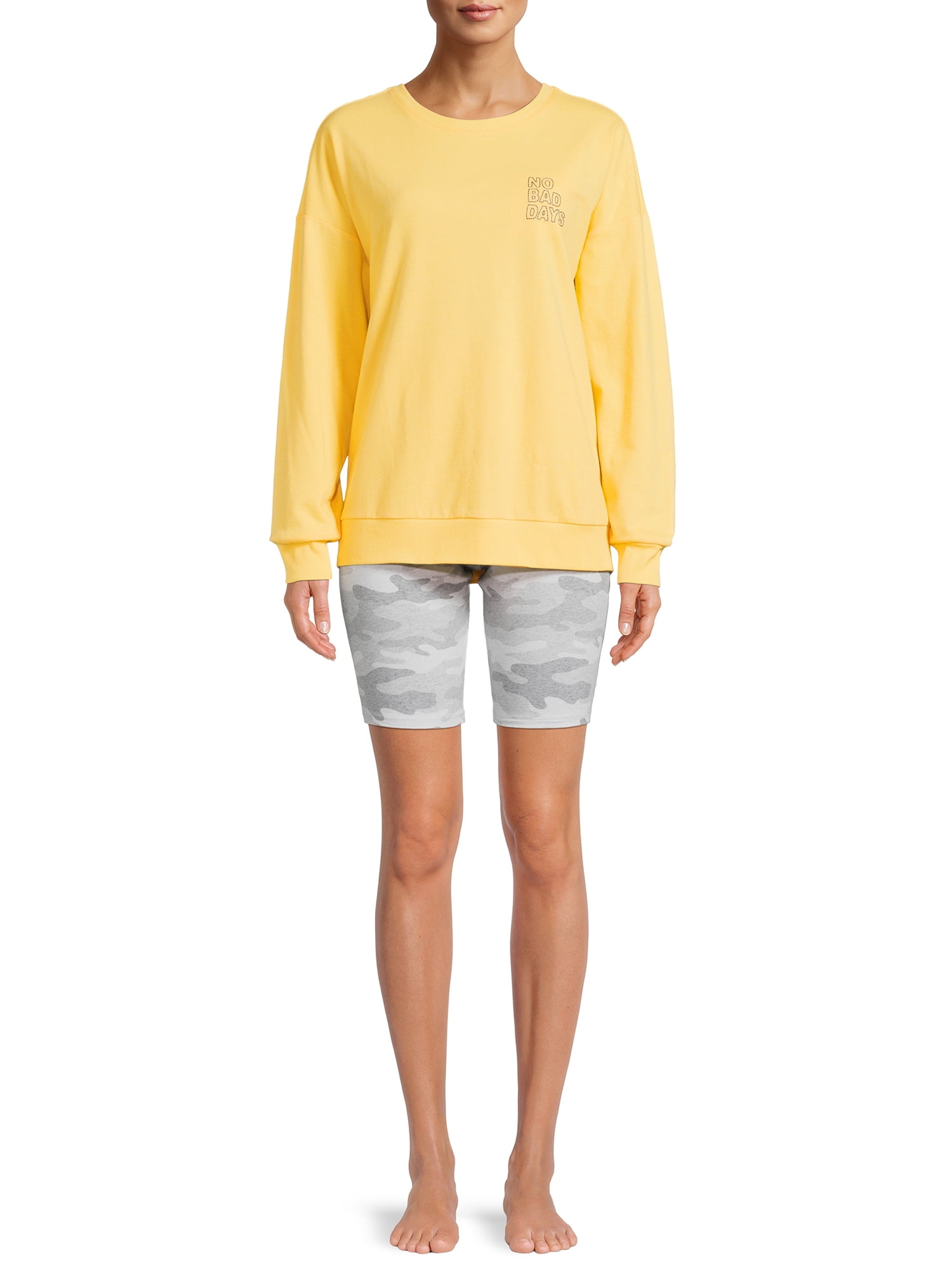 Cycling Shorts Biker Short And Sweatshirt Set Her Hoodie Biker