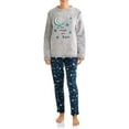 thumbnail image 1 of Secret Treasures Women's and Women's Plus Moon and Stars Long Sleeve 2pc Pajama Set (AE), 1 of 3