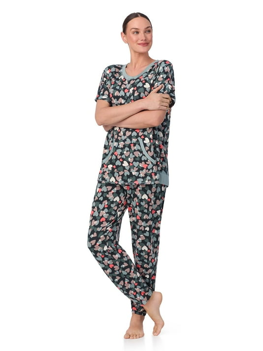 Spaghetti Strap Jungle Print Pajama Gift sets Spaghetti Strap Jungle Print Pajama Gift sets