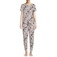 Sort Height Secret Treasures Women's and Women's Plus Short Sleeve Top and Pants ...