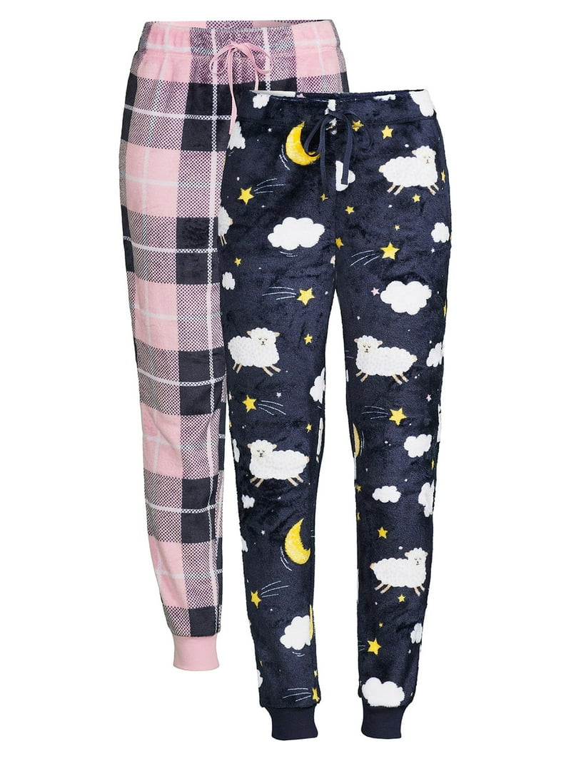 Secret Treasures Women's Plush Cuffed Pajama Pants Comfy Lounge