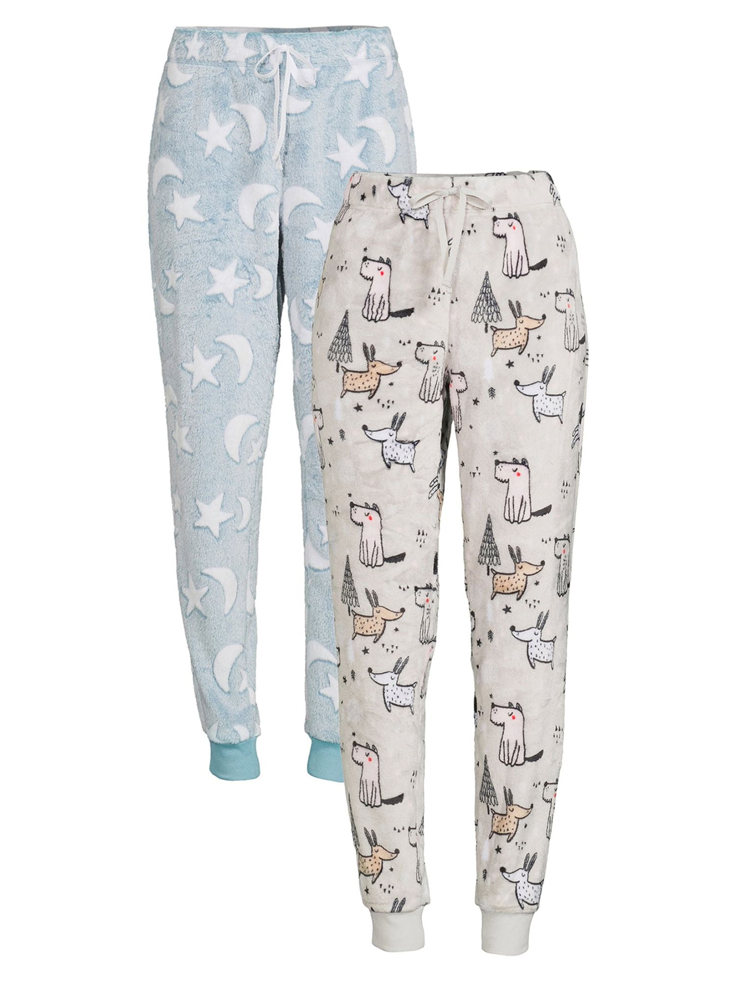 Secret Treasures Women's and Women's Plus Plush Cuffed Pajama Pants