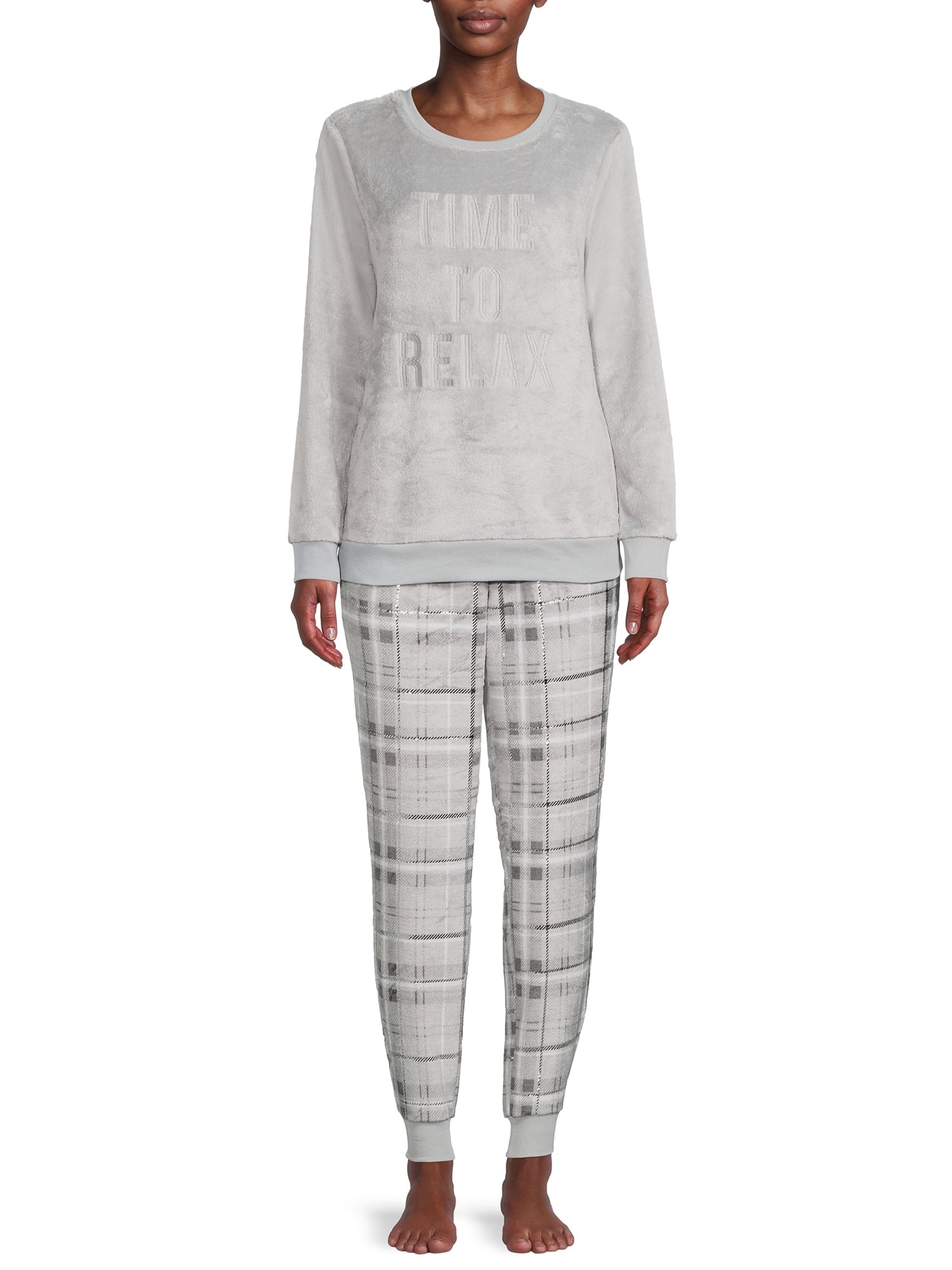 Secret Treasures Women's and Women's Plus Plush PJ Sets