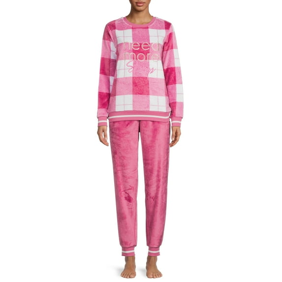 Secret Treasures Women's and Women's Plus Plush PJ Sets