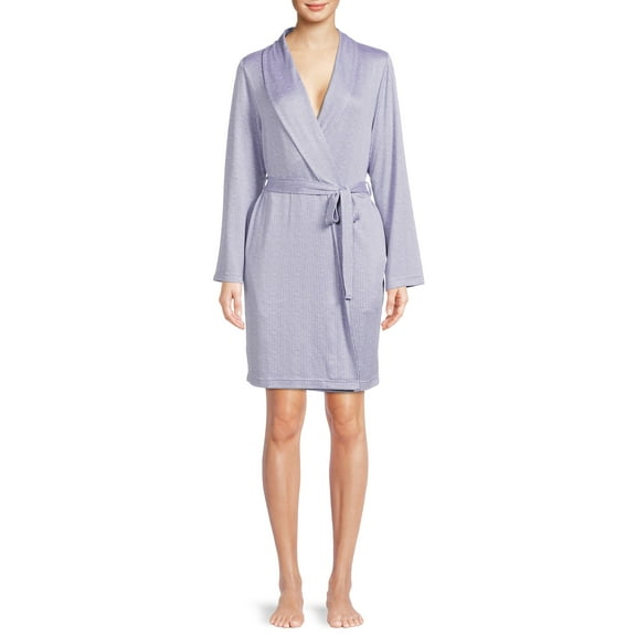 Secret Treasures Women's and Women's Plus Ribbed Knit Robe