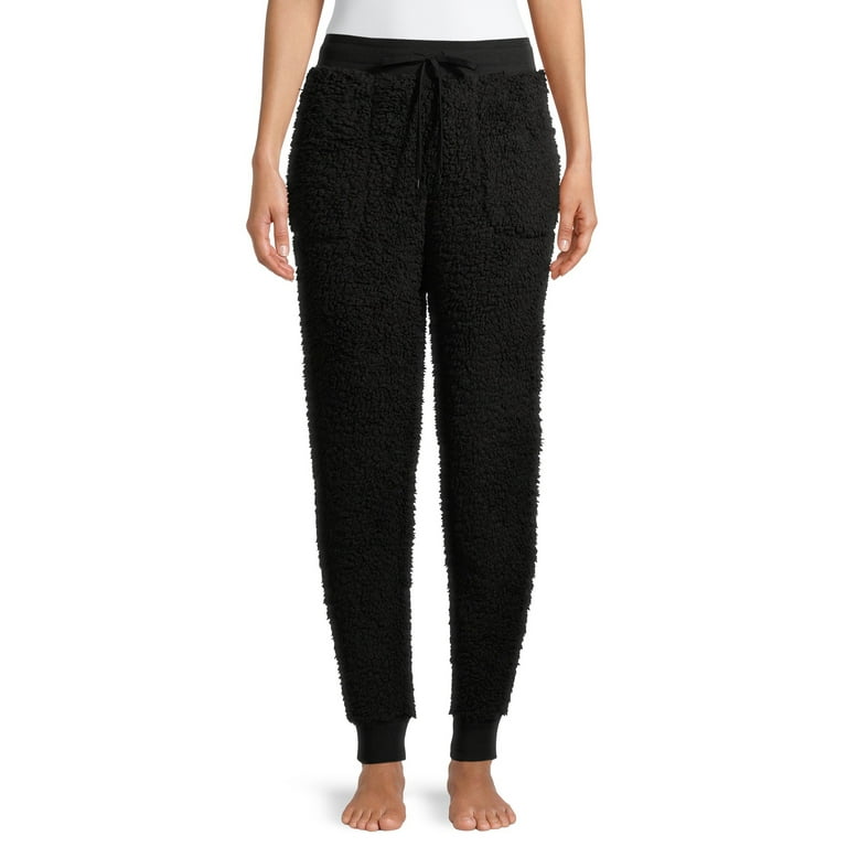 Secret Treasures Women s and Women s Plus Sherpa Ankle Pants Walmart