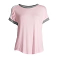 thumbnail image 1 of Secret Treasures Women's and Women's Plus Short Sleeve Pajama Top, 1 of 6