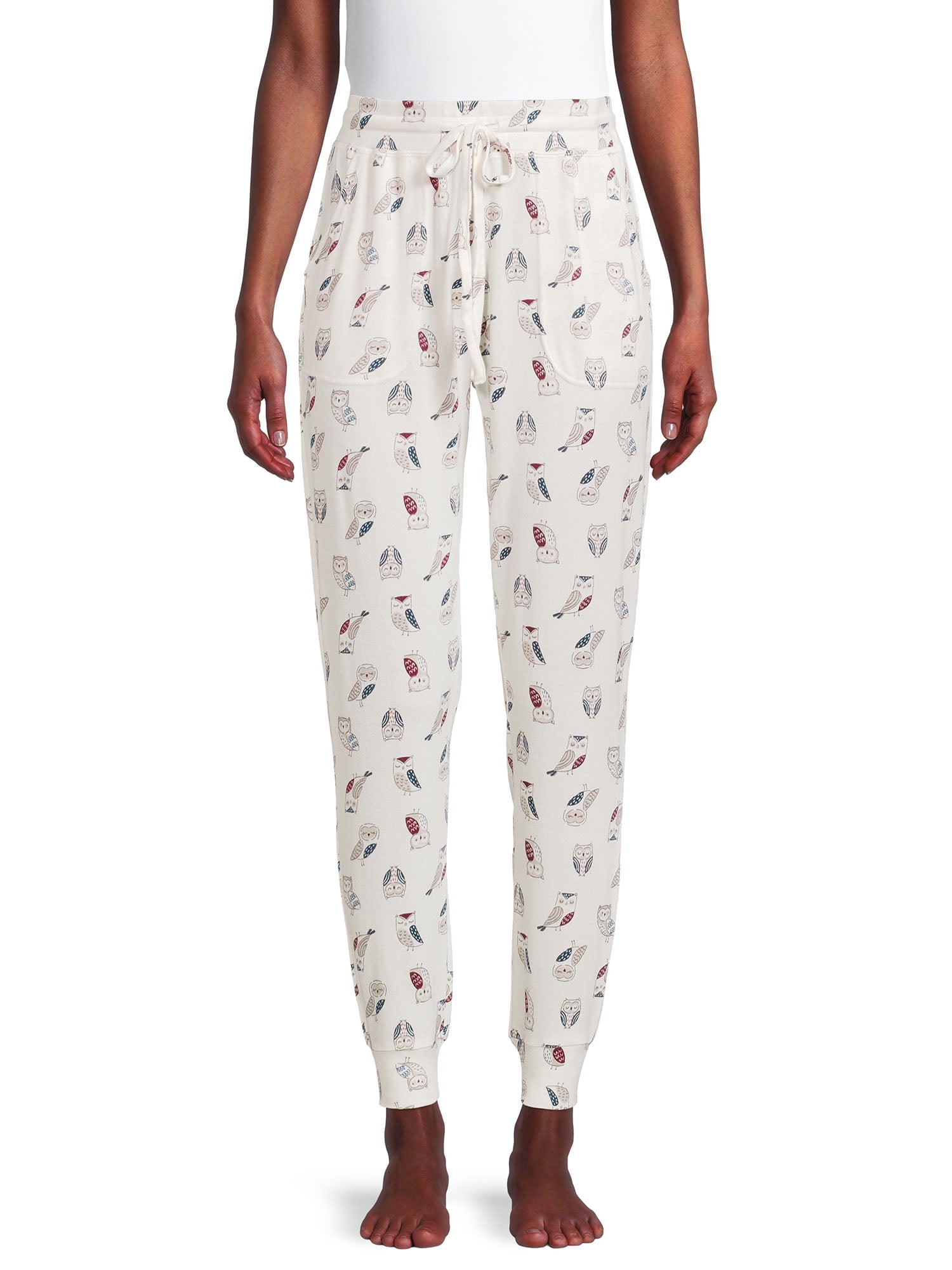 Secret Treasures Women's and Women's Plus Size Hacci Knit Pajama Jogger ...