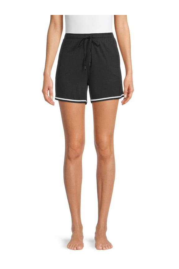 Women's and Women's Plus Size Knit Sleep Shorts