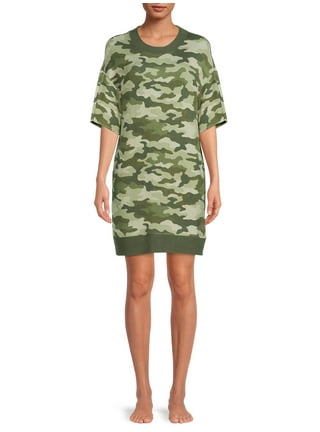 Joyspun Women’s Short Sleeve Sleep Shirt, 2-pack, Sizes S/M to 2X/3X