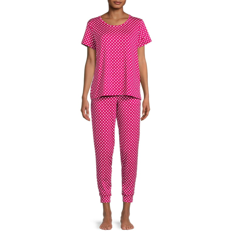 Women's Pajamas Plus Size Set Nightwear Sleepwear Jogger Short Sleeve Comfy  Soft
