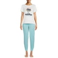 thumbnail image 1 of Secret Treasures Women's and Women's Plus Size T-Shirt and Joggers Pajama Set, 2-Piece, 1 of 5