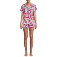 thumbnail image 1 of Secret Treasures Women's and Women's Plus Size Top and Shorts Pajama Set, 2-Piece, 1 of 5