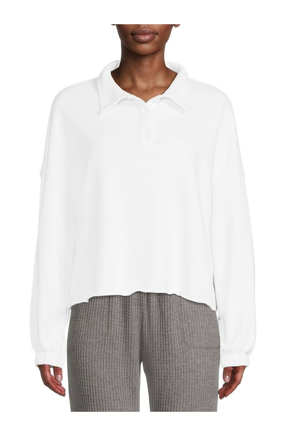 Women's and Women's Plus Sleep Henley Top