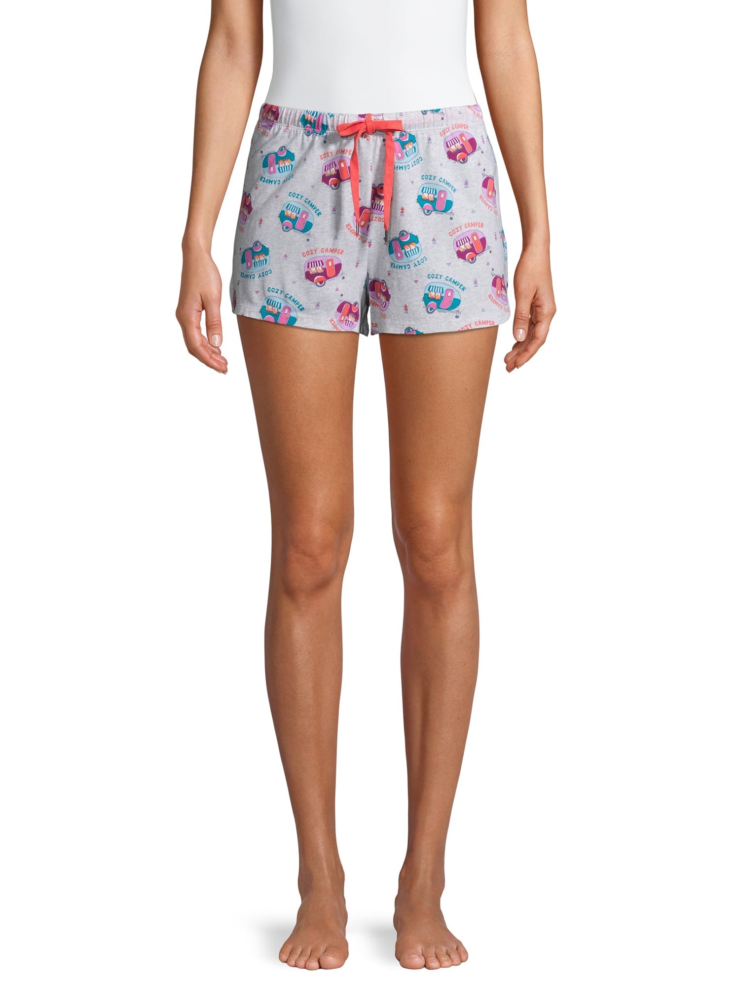 Secret Treasures Women's Sleep Shorts with Elastic Waistband, Cozy