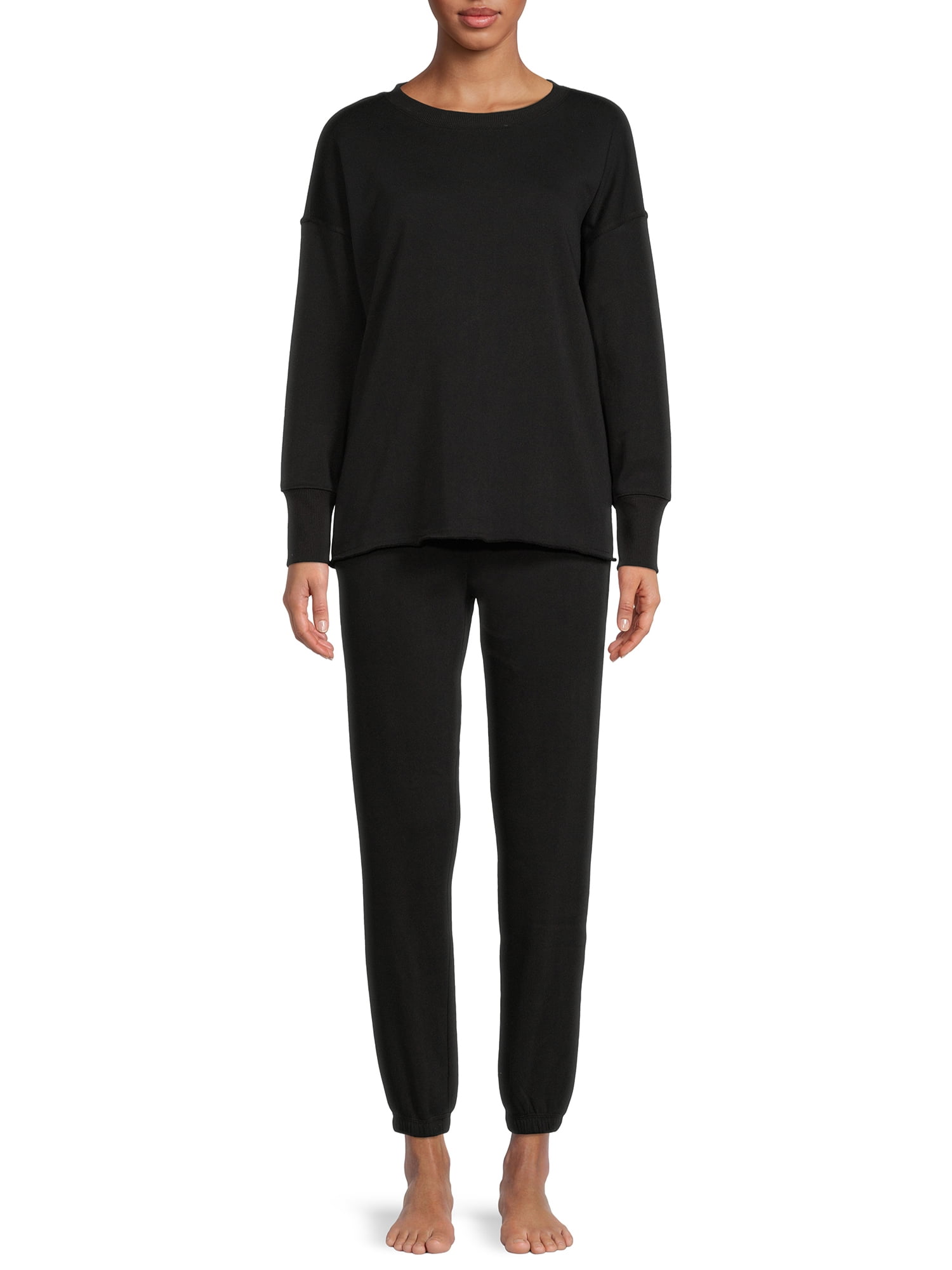 Secret Treasures Women's and Women's Plus Sleep Top and Cuffed Pants, 2-Piece