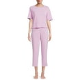 thumbnail image 1 of Secret Treasures Women's and Women's Plus Sleep Top and Pants, 2-Piece, 1 of 5