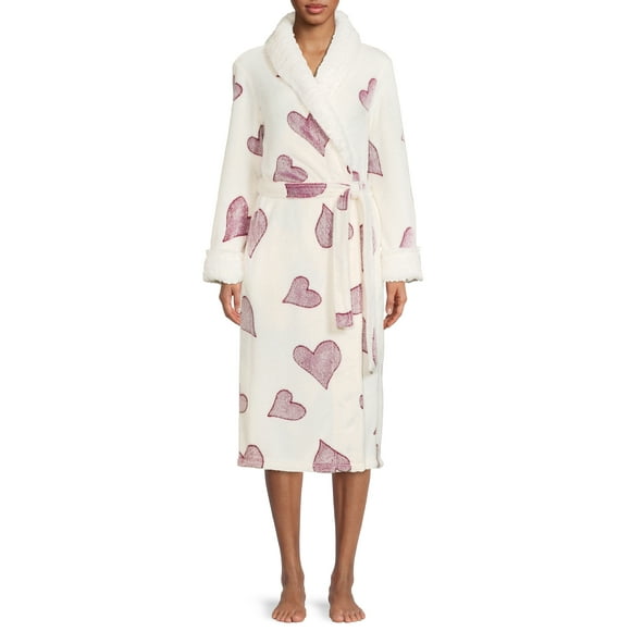 Women’s and Women’s Plus Super Faux Mink Robe