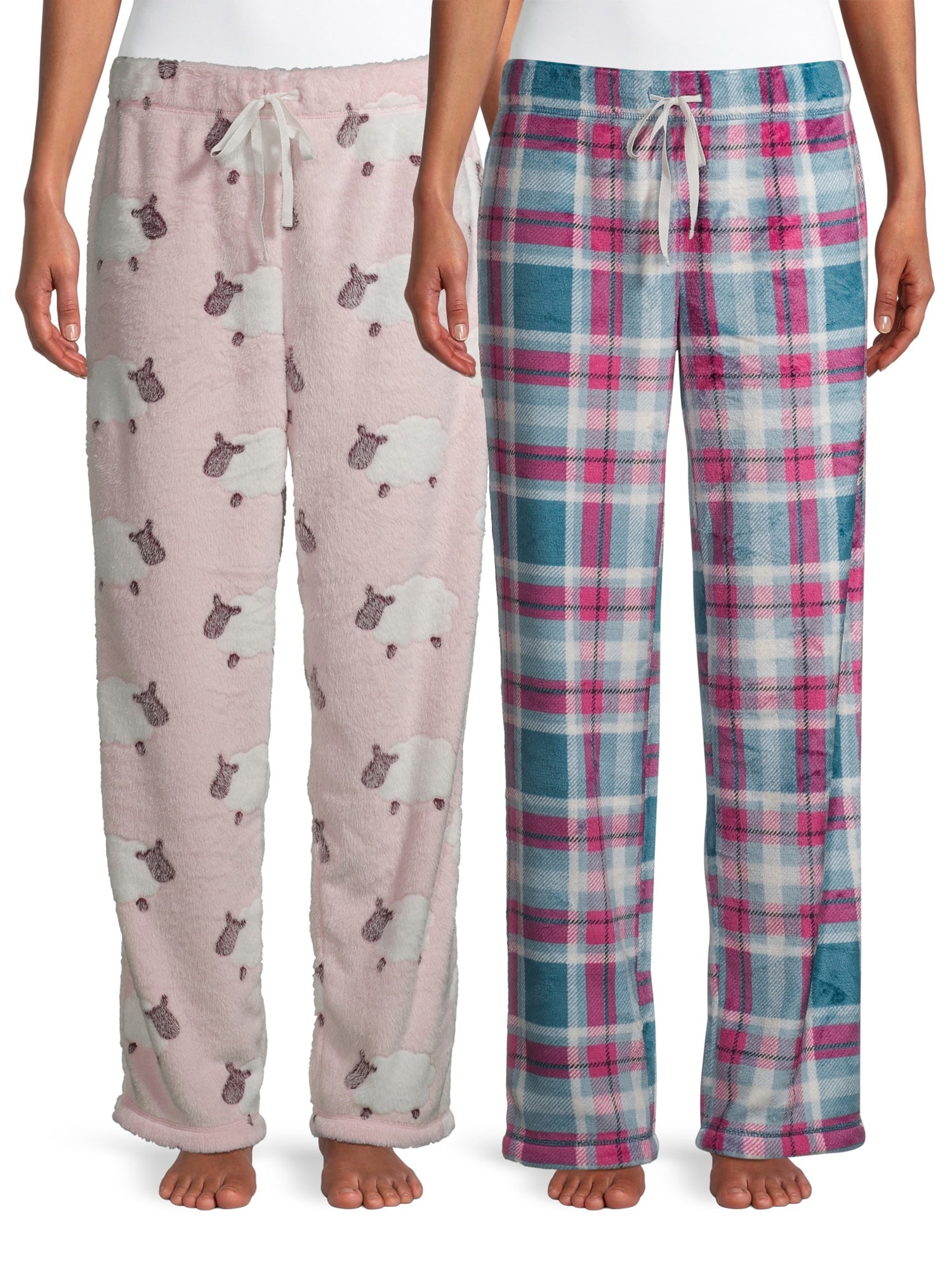 Secret Treasures Women's and Women's Plus Super Soft Pajama Pants, 2-Pack 