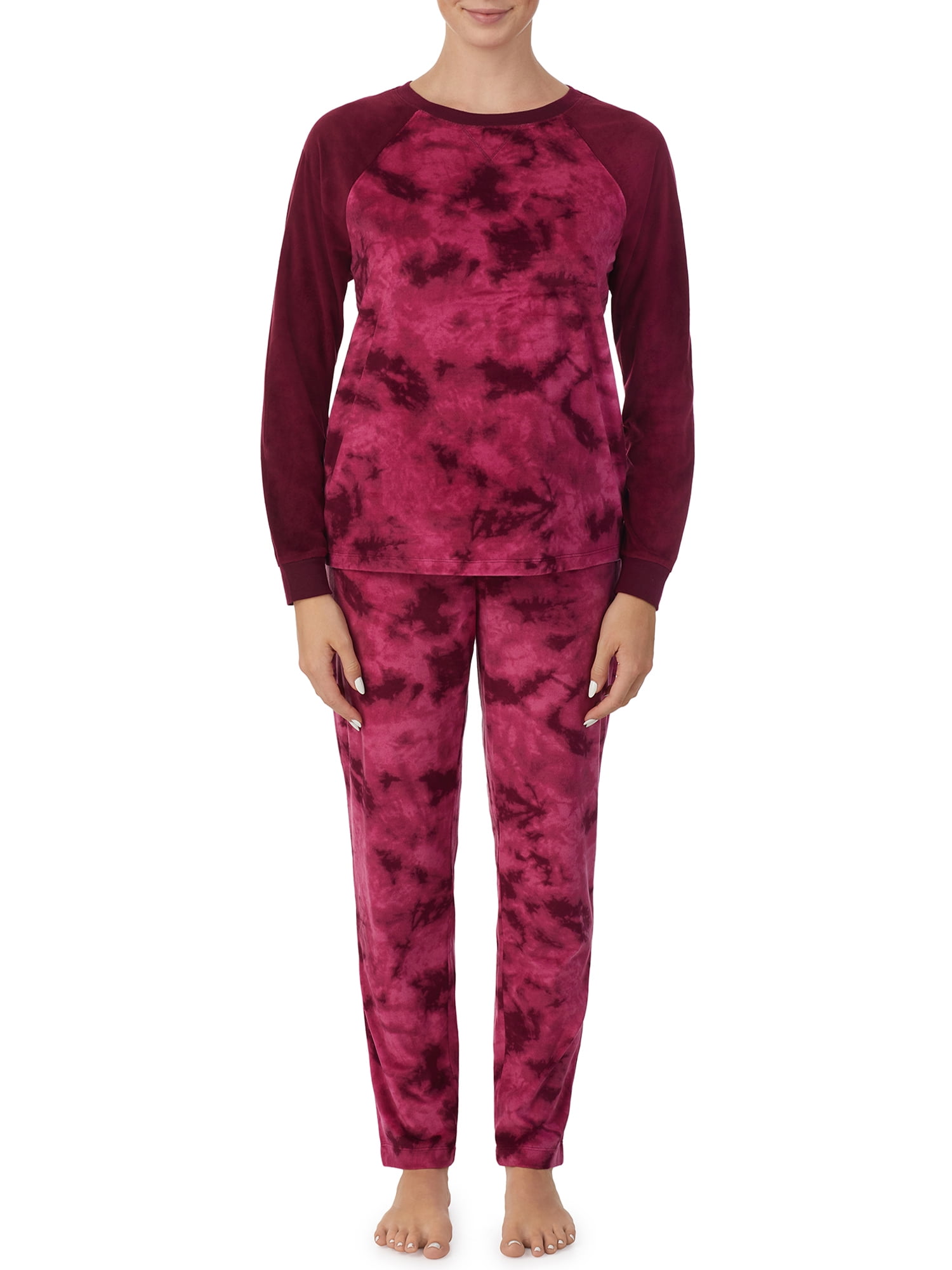 Secret Treasures Women s and Women s Plus Super Soft Velour Raglan