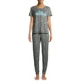 thumbnail image 1 of Secret Treasures Women's and Women's Plus T-Shirt and Joggers, 2-Piece Pajama Set, 1 of 6
