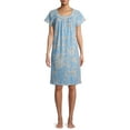 thumbnail image 1 of Secret Treasures Women's and Women's Plus Traditional Flutter Sleeve Knit Sleepwear Gown, 1 of 6