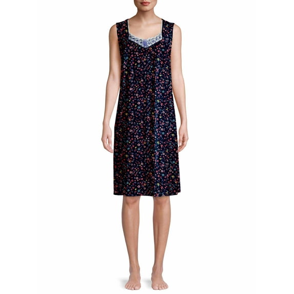 Secret Treasures Women's and Women's Plus Traditional Sleeveless Night Gown