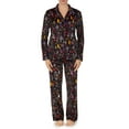 thumbnail image 1 of Secret Treasures Women's and Women's Plus Traditional Stretch Velour Long Sleeve Notch Collar PJ, 1 of 2