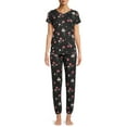 thumbnail image 1 of Secret Treasures Women's and Women's Plus Valentine’s Day Printed Pajama Set, 2-Piece, 1 of 5