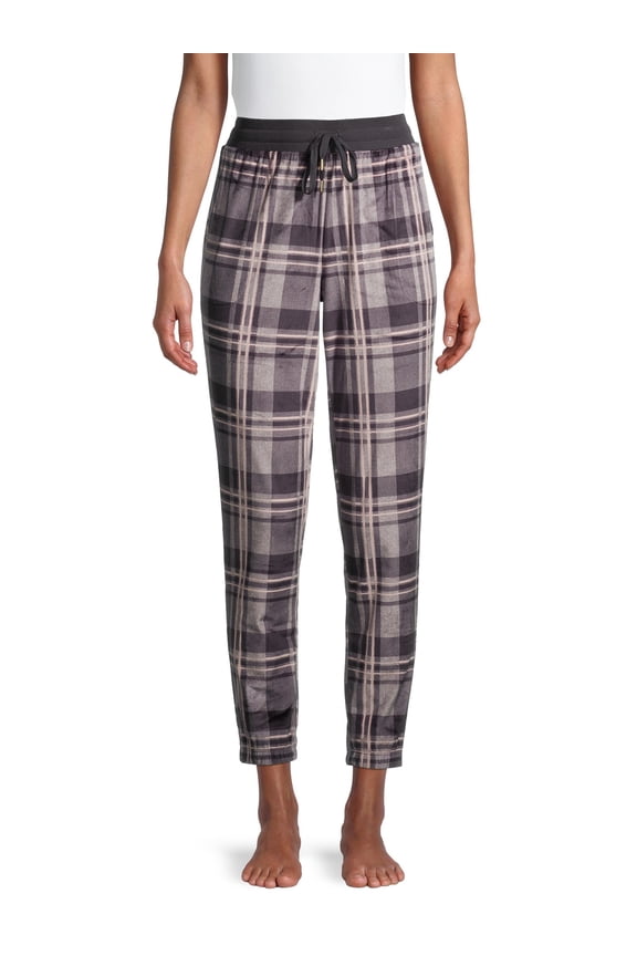 Women's and Women's Plus Velour Jogger