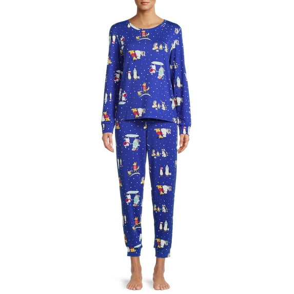 Secret Treasures Women's and Womens's Plus Long Sleeve PJ set