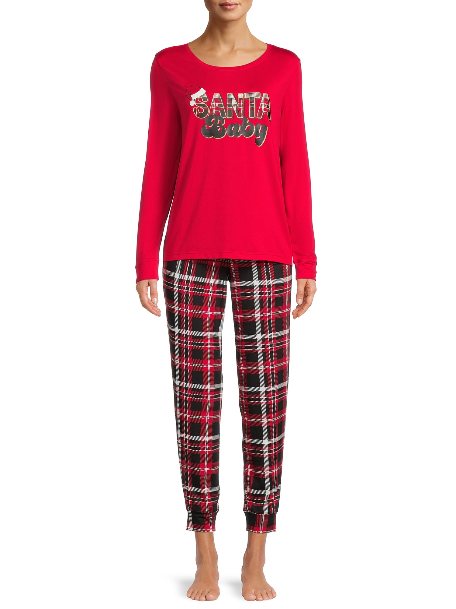 Secret Treasures Women s and Womens s Plus Long Sleeve PJ set