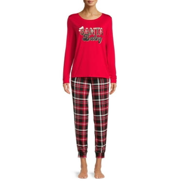 Secret Treasures Women's and Womens's Plus Long Sleeve PJ set