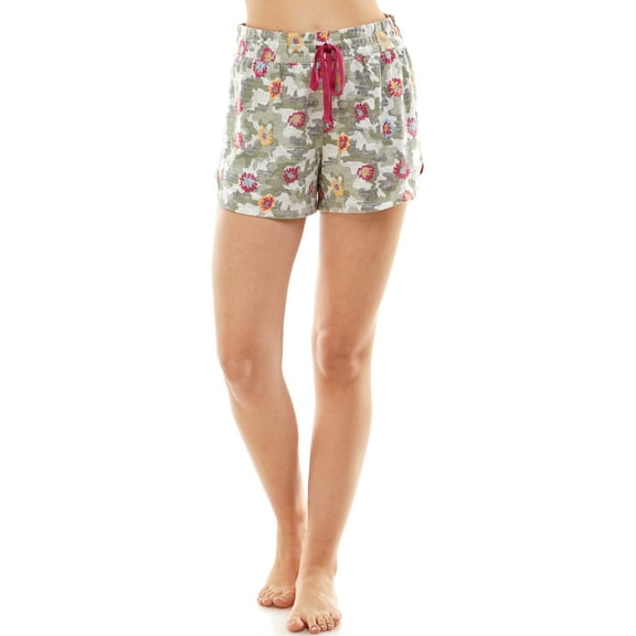 Secret Treasures Womens Camo Sleep Shorts