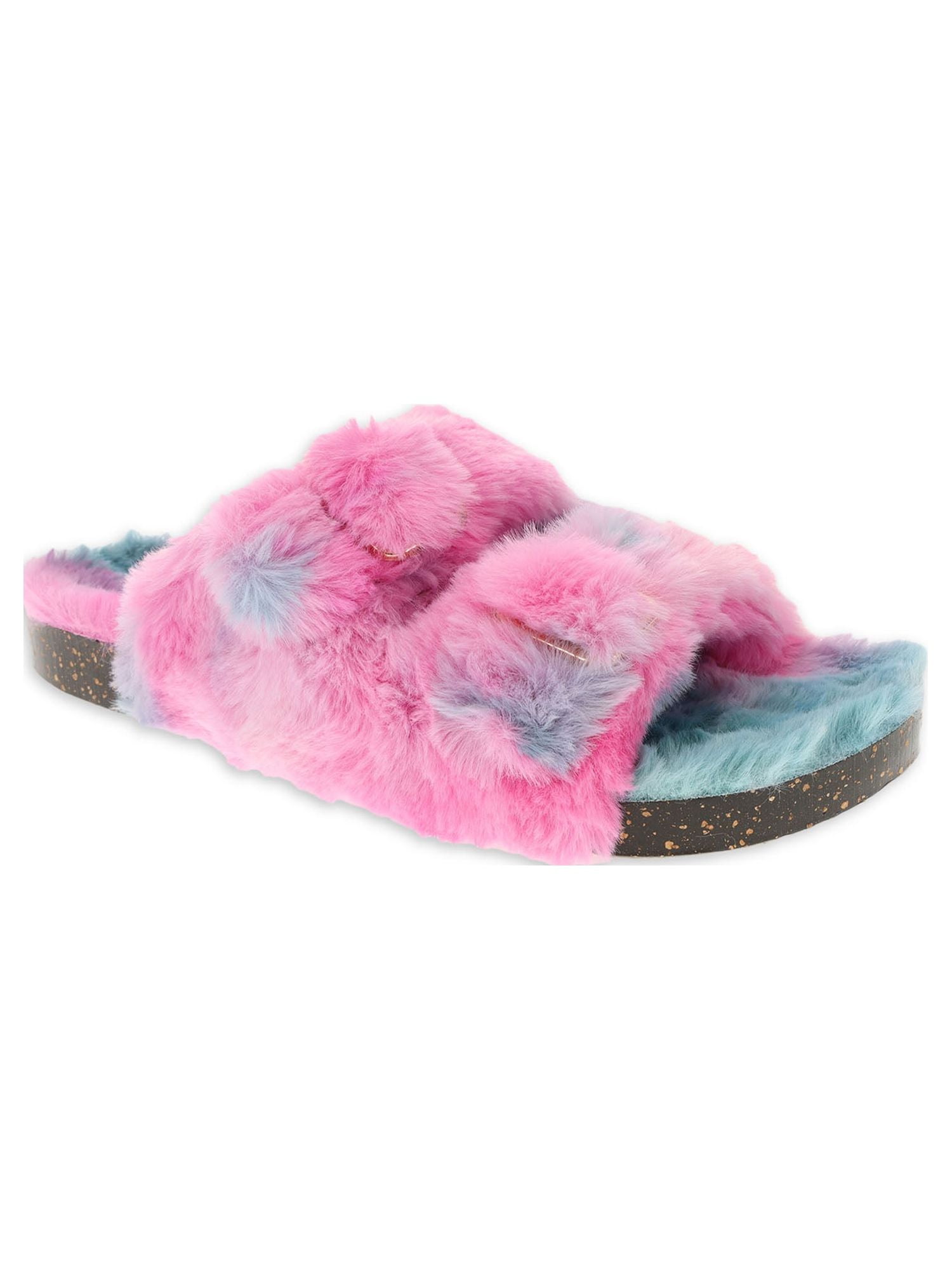 Secret Treasures Womens Double Buckle Sandals Tie Dye, Sizes 6-11