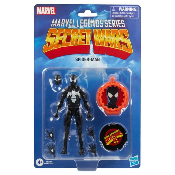 Secret Wars 40 Marvel Legends Series Black Spider-Man 6-Inch Action Figure by Hasbro